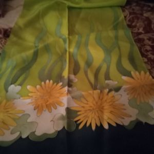Silk Scarf Hand painted Carole Patterson